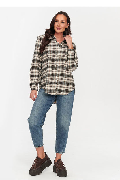  Chemise manche longue model 231009 Makadamia 