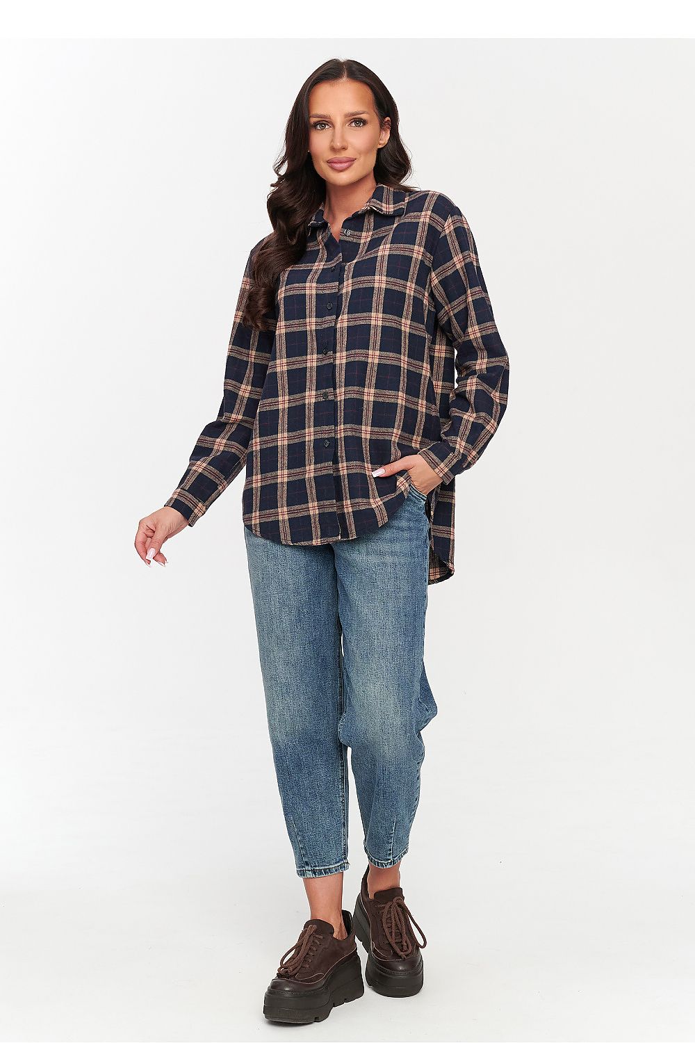  Chemise manche longue model 231010 Makadamia 