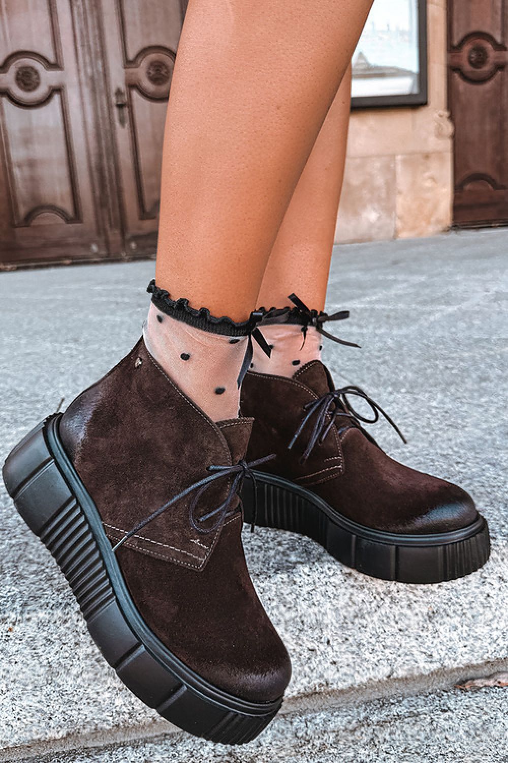 Derbies à plateforme model 231168 Step in style 