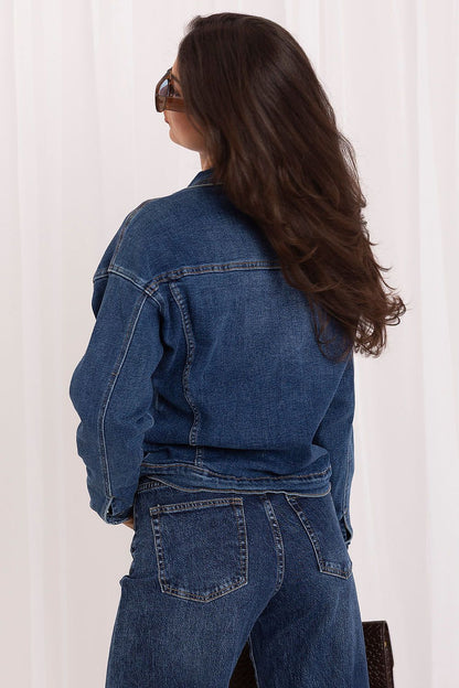  Veste en jean model 231366 Italy Moda 