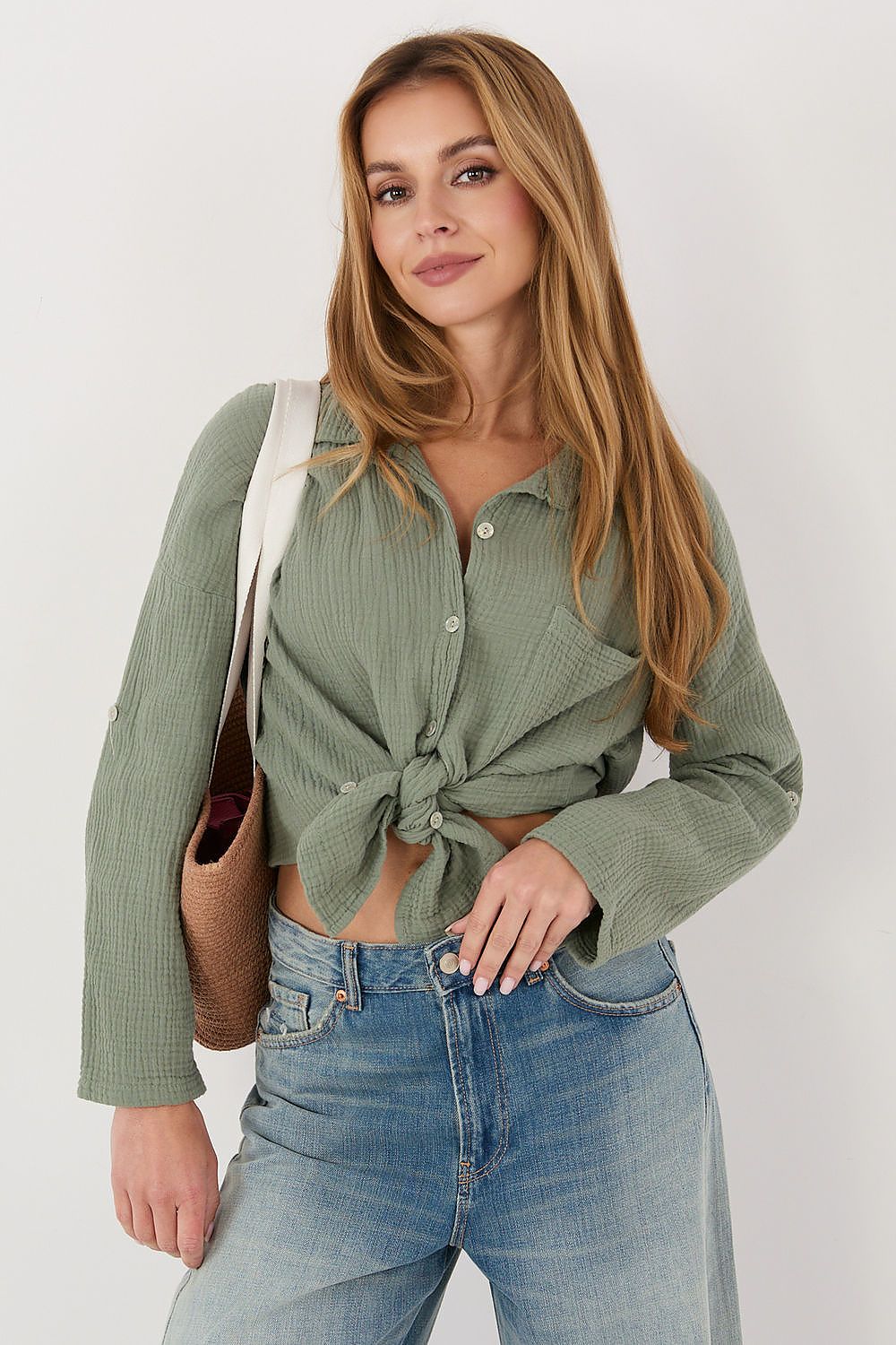  Chemise manche longue model 231509 Italy Moda 