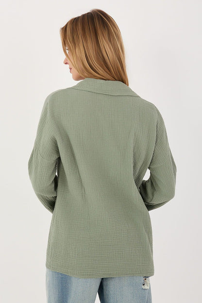  Chemise manche longue model 231509 Italy Moda 