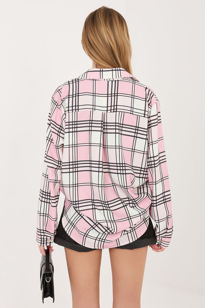  Chemise manche longue model 231511 Italy Moda 