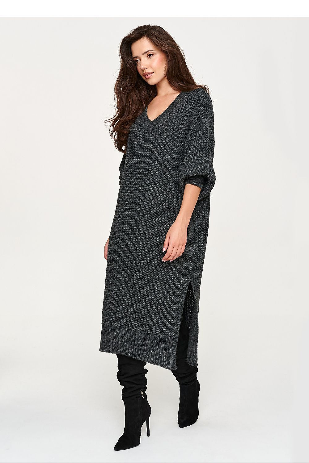  Robe de jour model 232046 Makadamia 