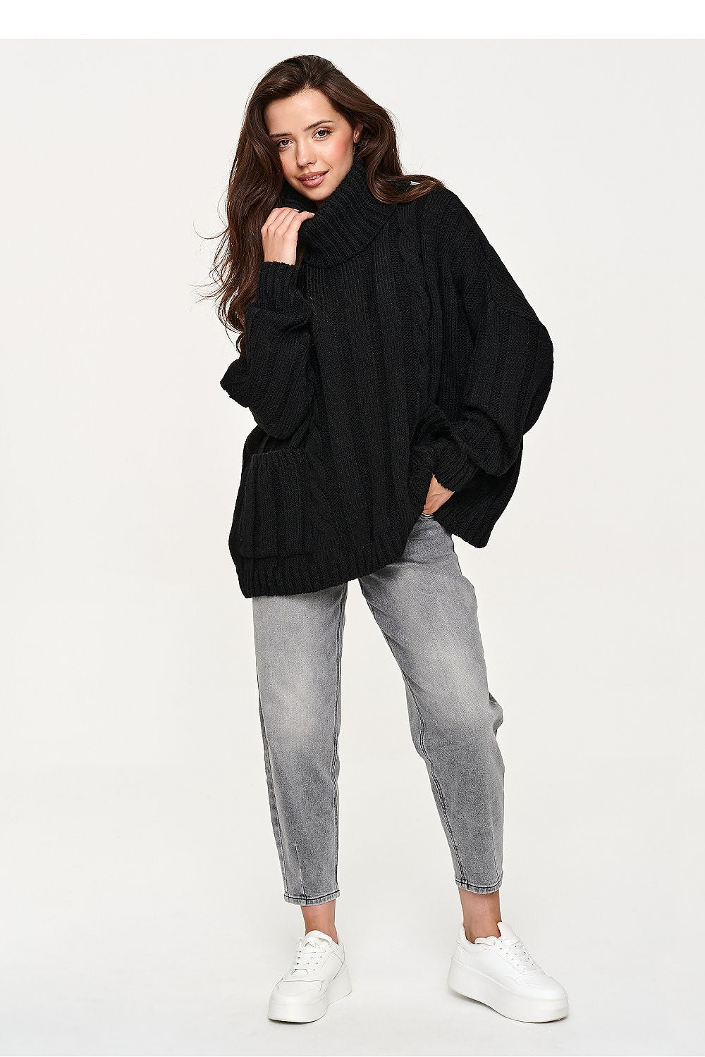  Col roulé model 232051 Makadamia 
