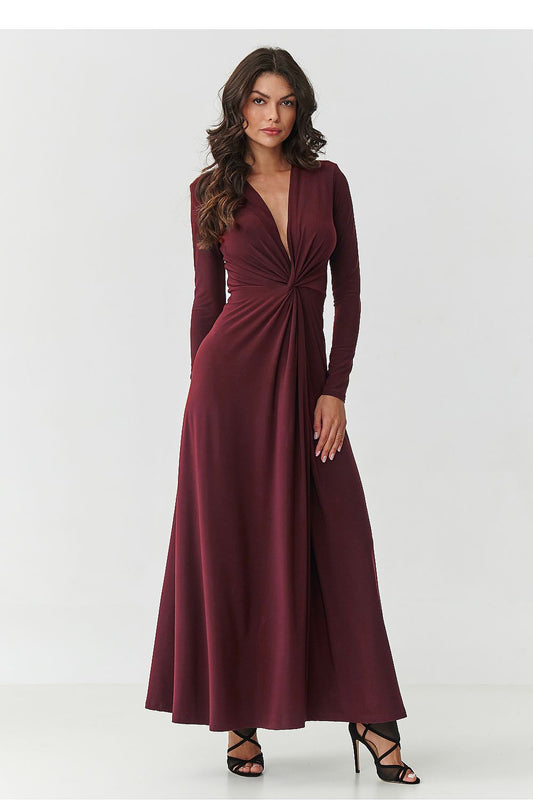  Robe longue model 232063 Makadamia 