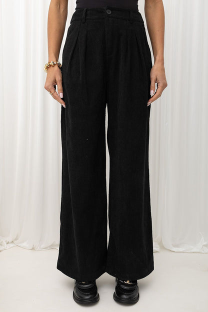  Pantalon en velours côtelé model 232405 Italy Moda 