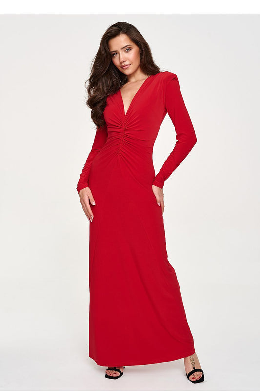  Robe longue model 232508 Makadamia 