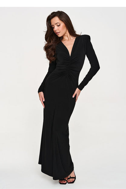  Robe longue model 232510 Makadamia 