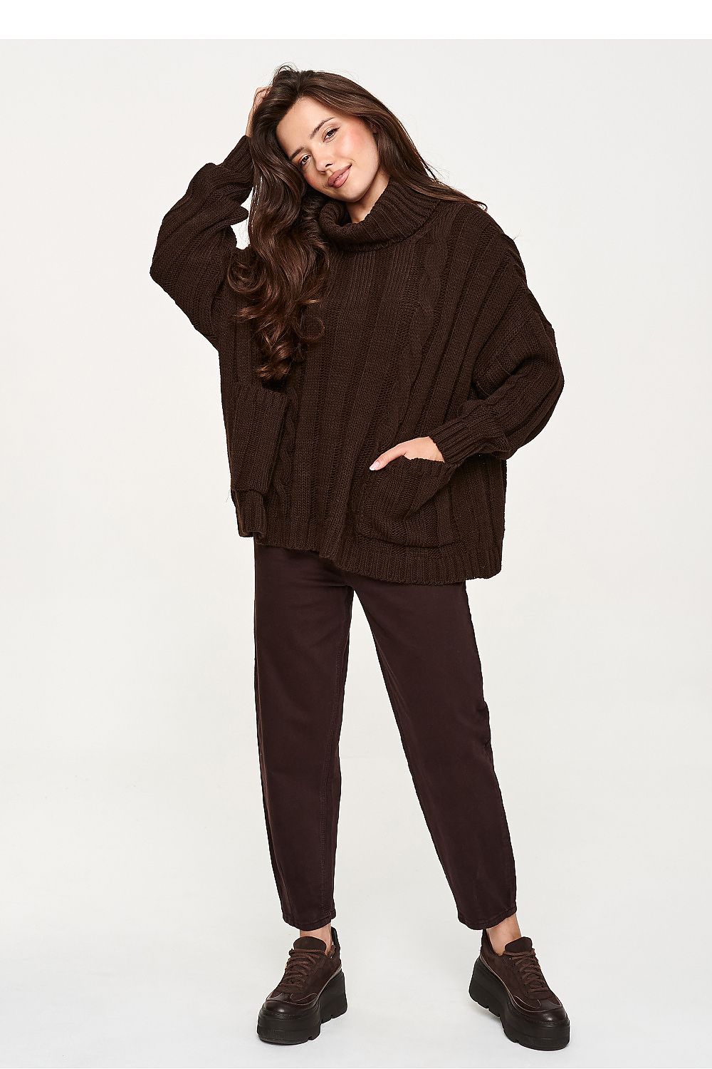  Col roulé model 232516 Makadamia 