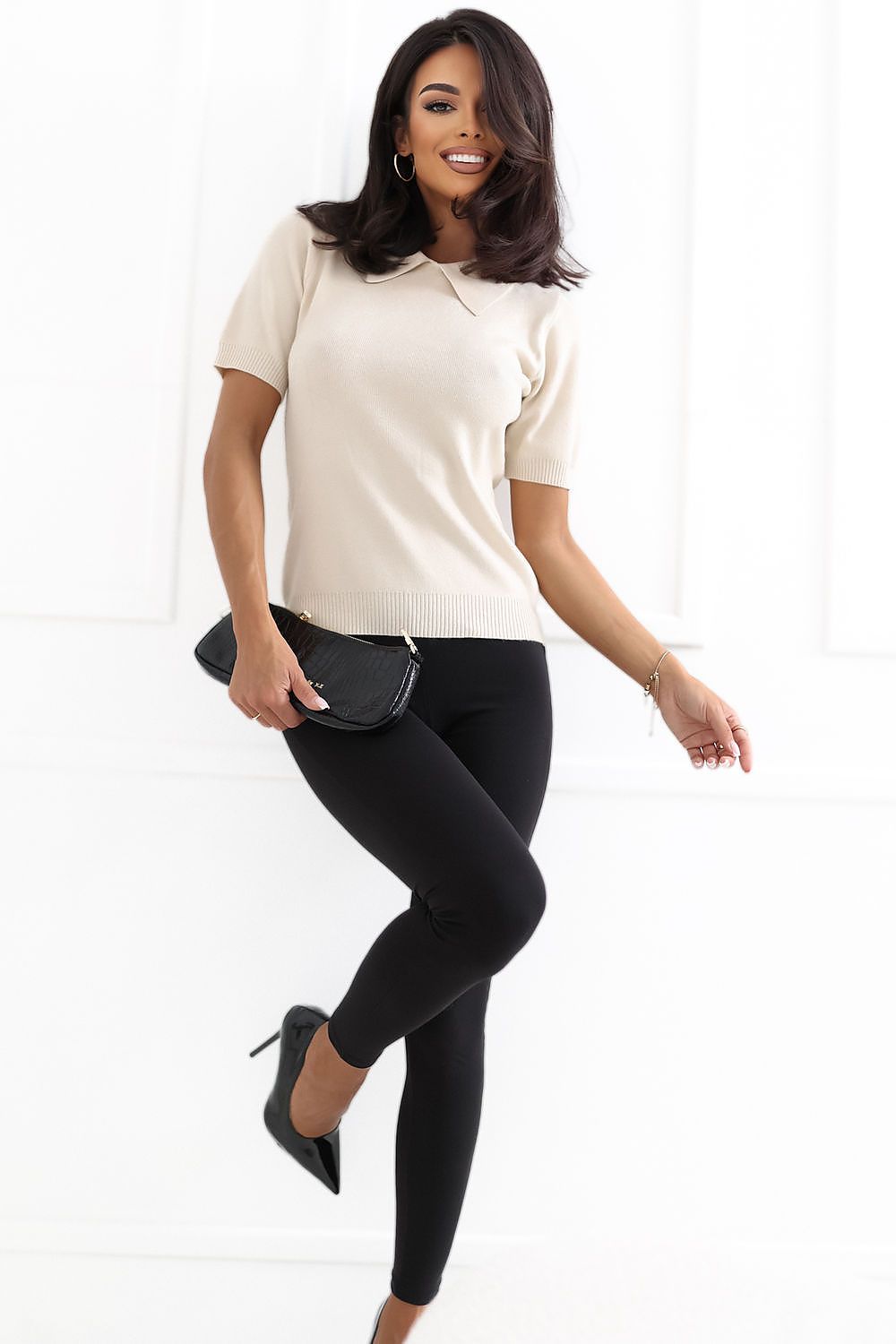  Pull à manches courtes model 232584 Factory Price 