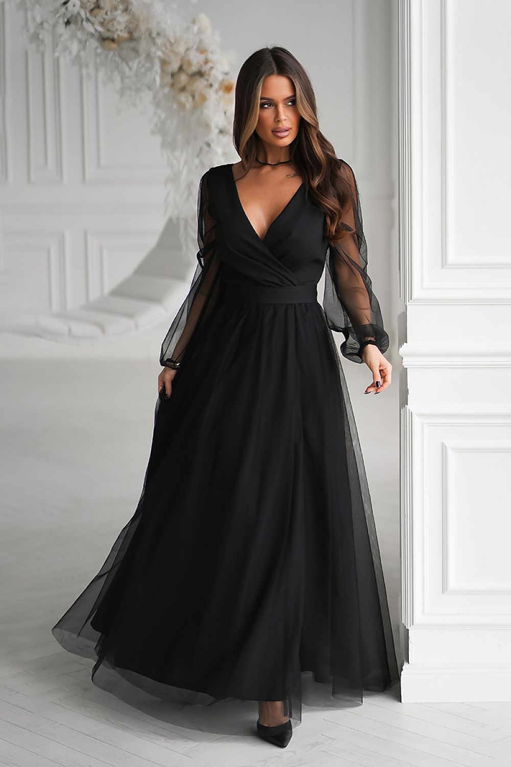  Robe longue model 232800 Bicotone 