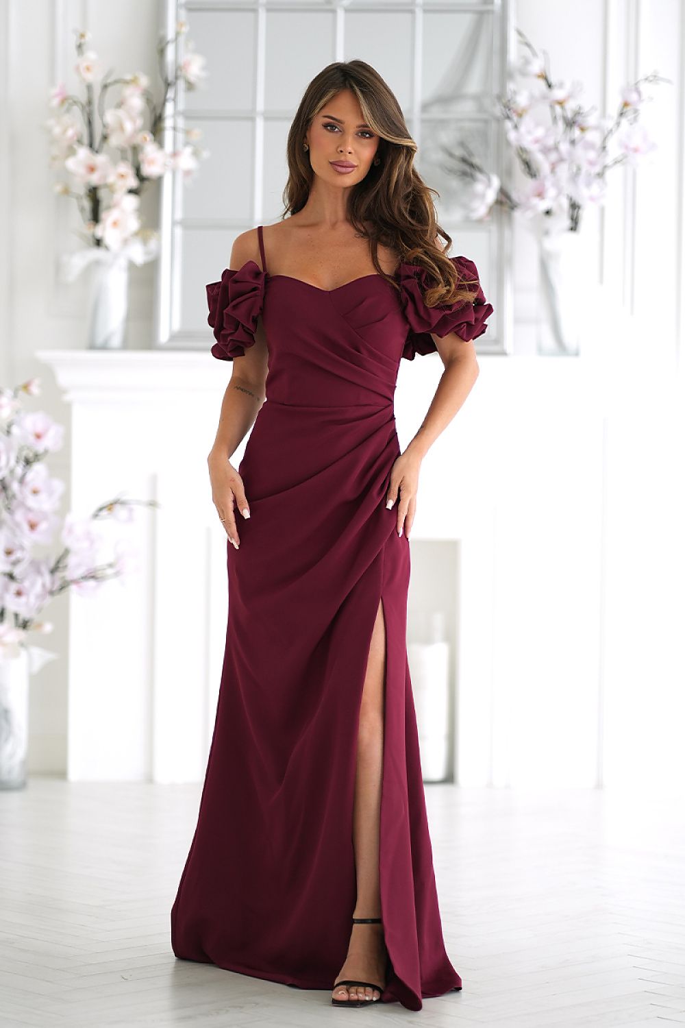  Robe longue model 232801 Bicotone 