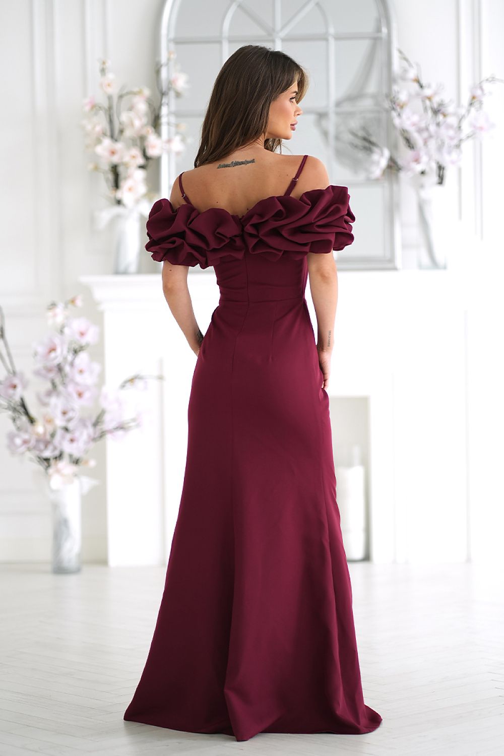  Robe longue model 232801 Bicotone 