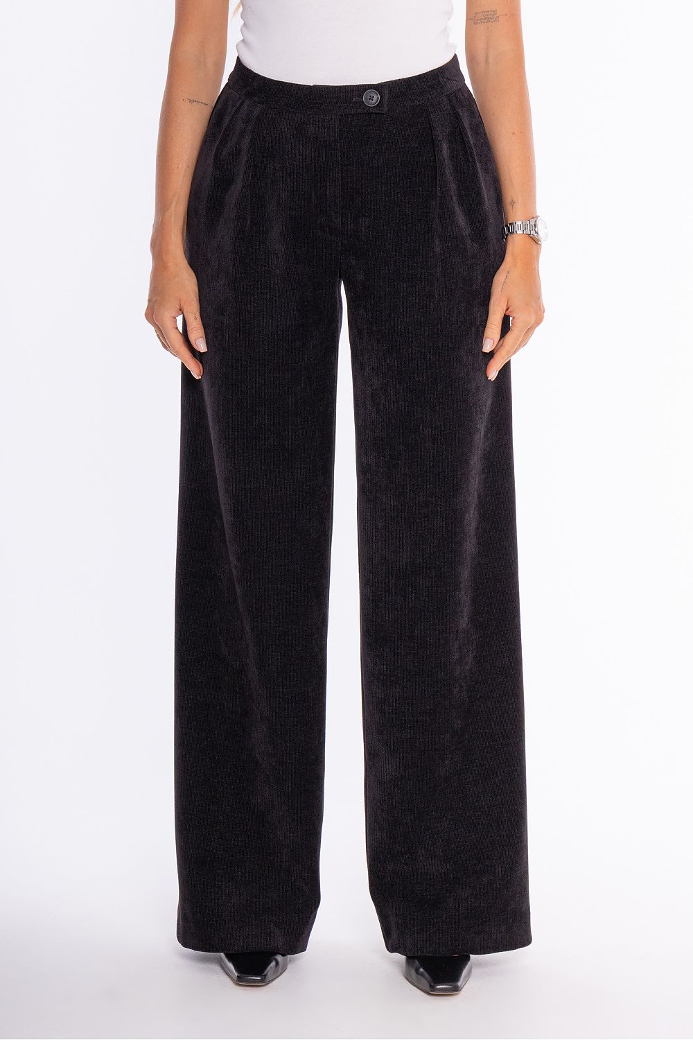  Pantalon en velours côtelé model 232850 Moe 