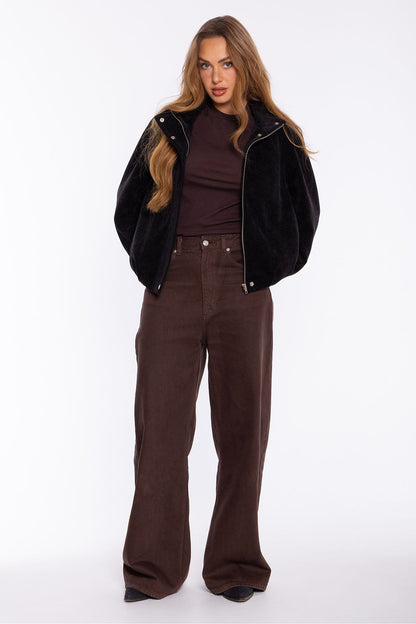 Veste en velours côtelé model 232852 Moe 