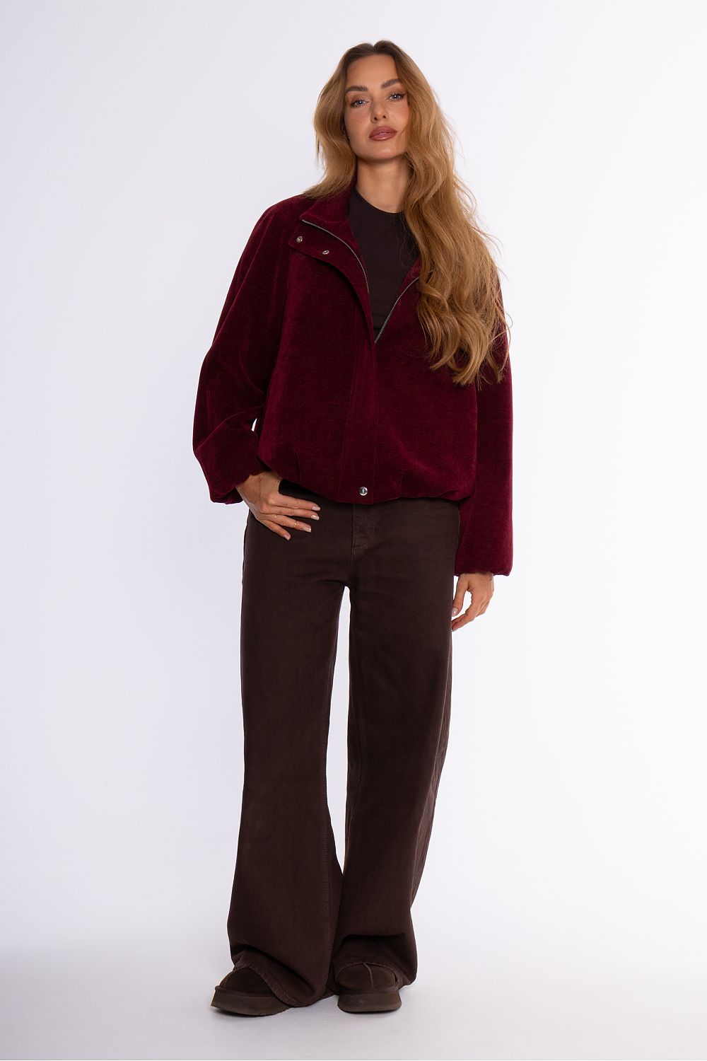  Veste en velours côtelé model 232854 Moe 