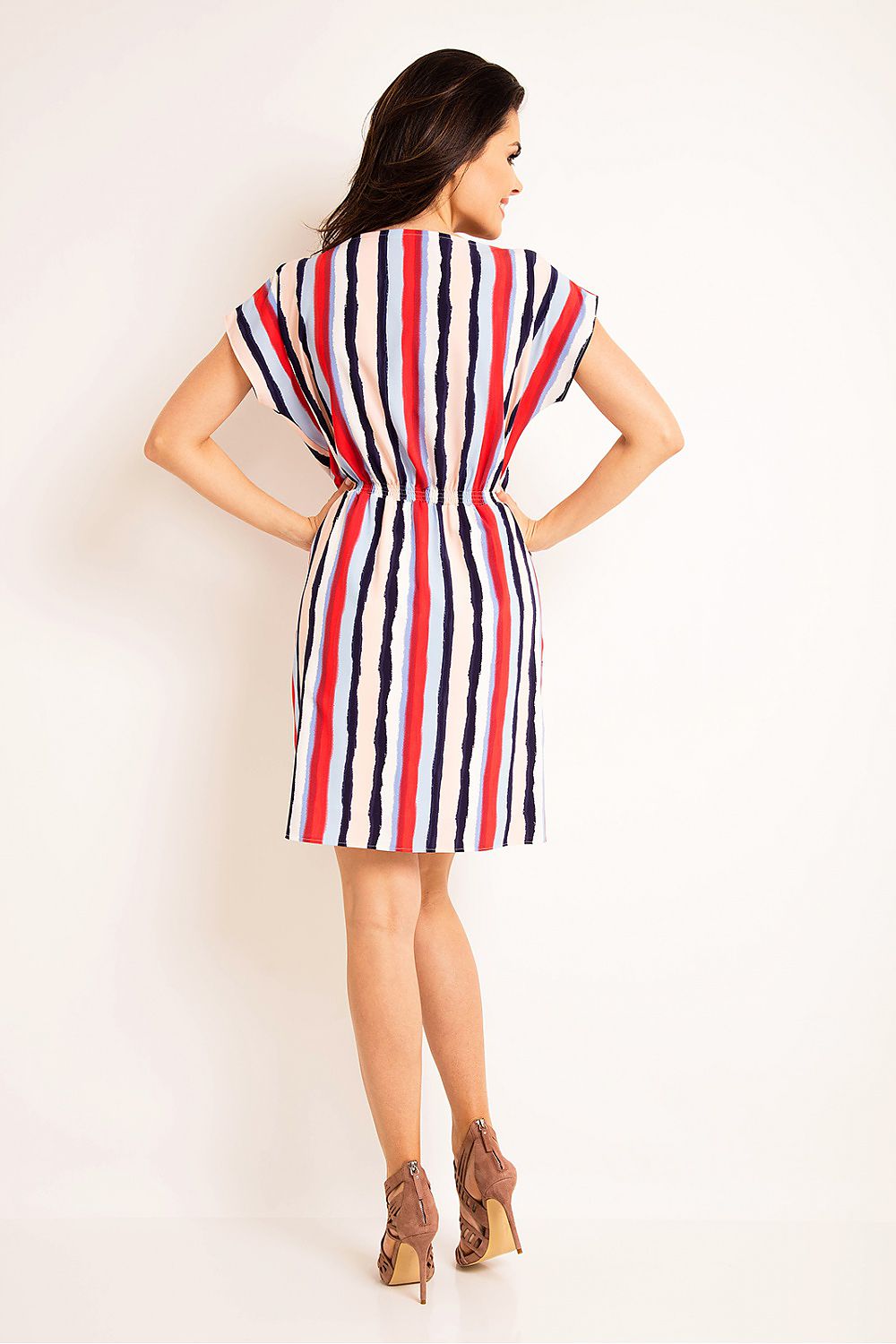  Robe de jour model 80398 awama 