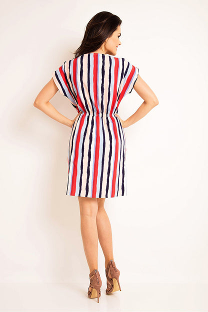  Robe de jour model 80398 awama 