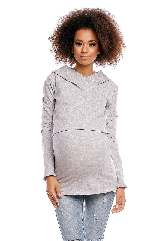 Sweatshirt grossesse model 84459 PeeKaBoo