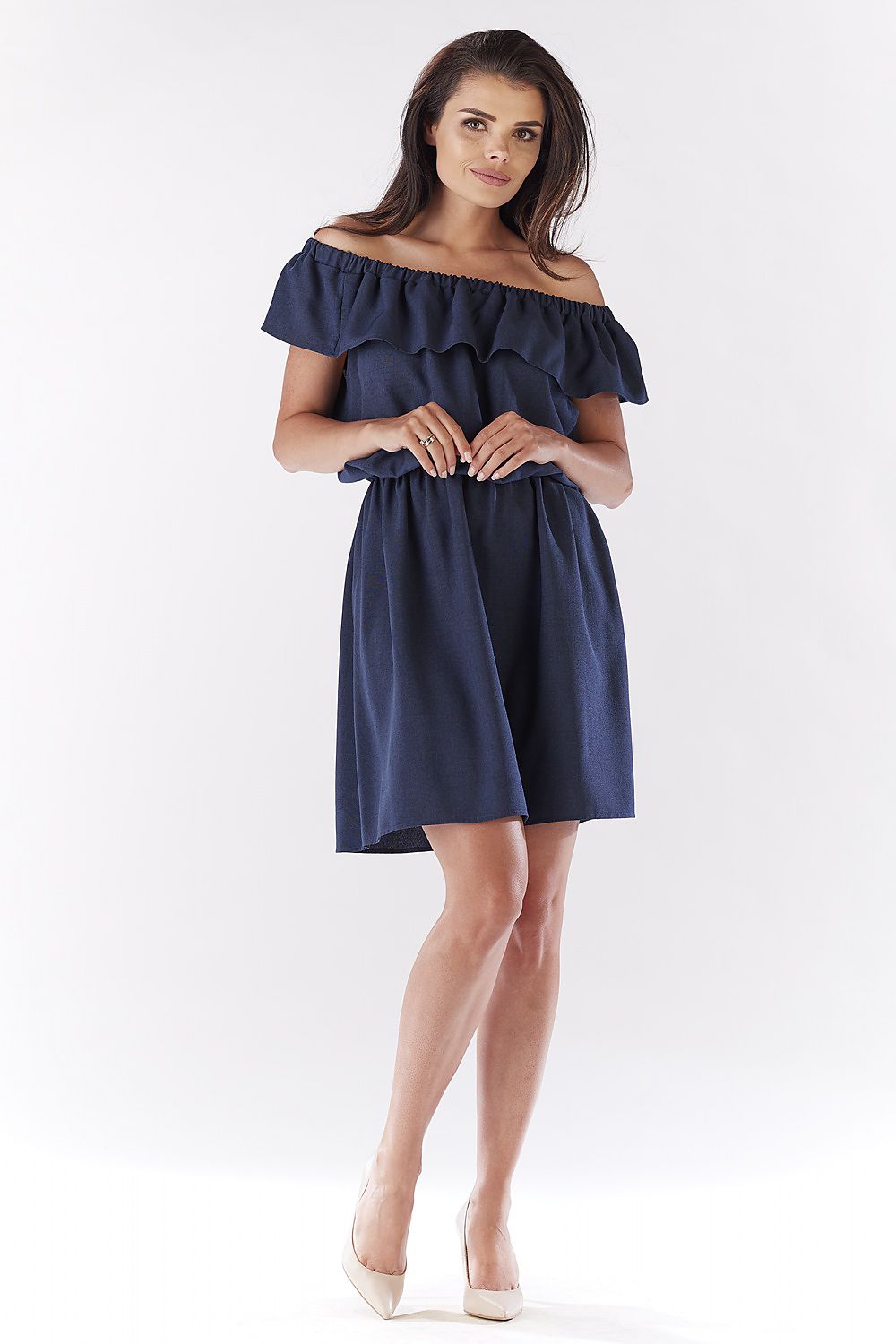  Robe de jour model 90497 awama 