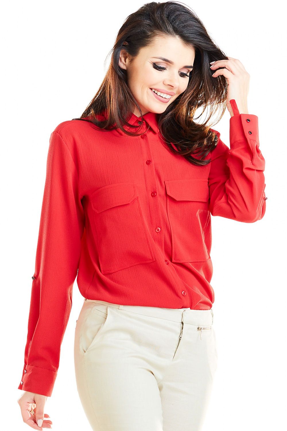  Chemise manche longue model 129925 awama 