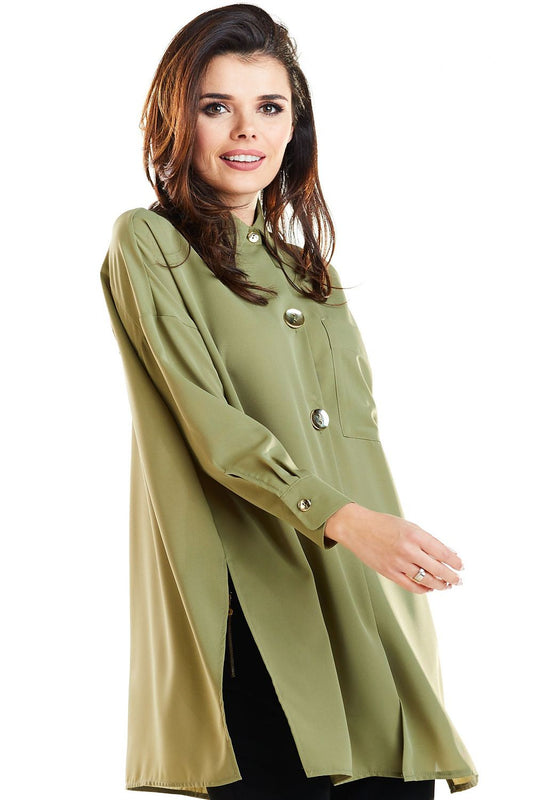 Chemise manche longue model 129959 awama