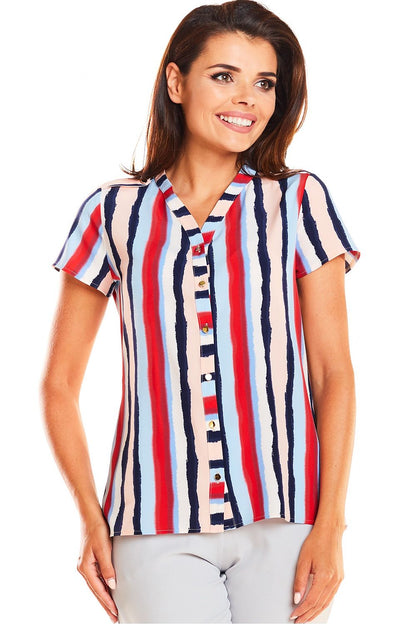  Chemise manche courte model 129980 awama 