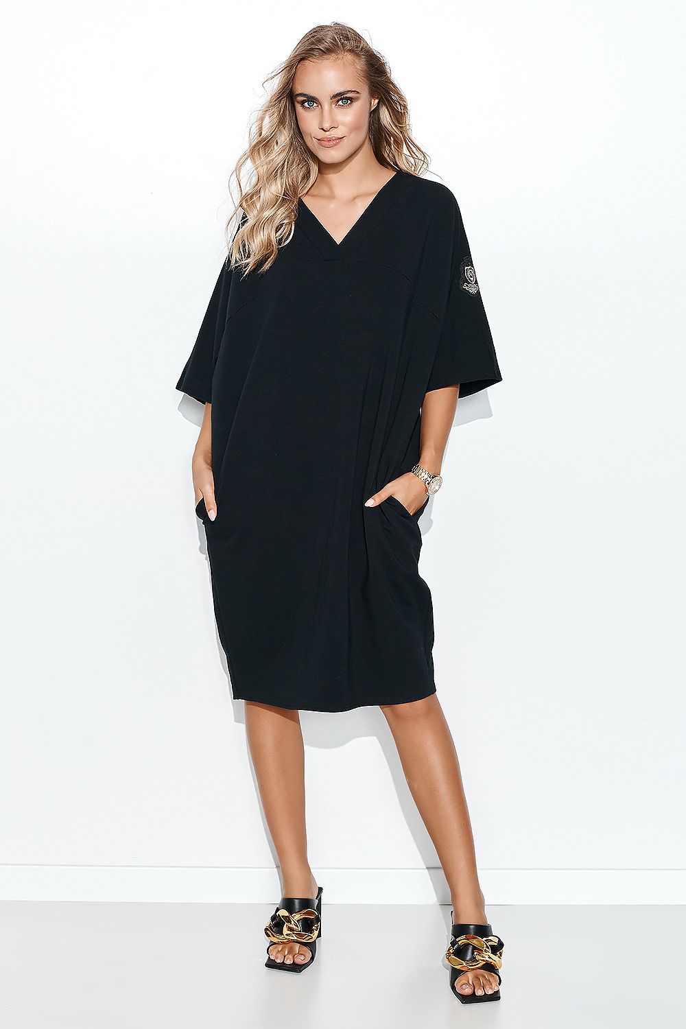 Robe de jour model 162225 Makadamia