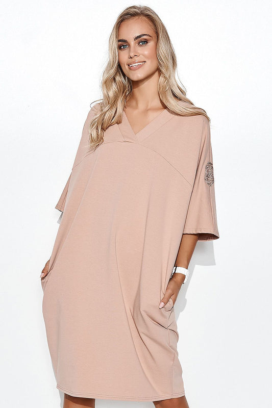 Robe de jour model 162226 Makadamia