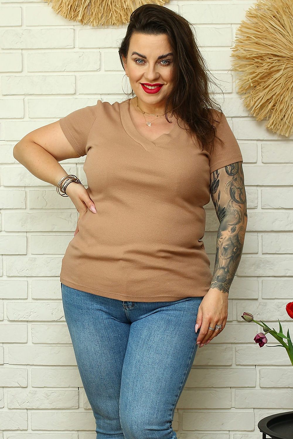 Chemisier grande taille model 169021 Karko