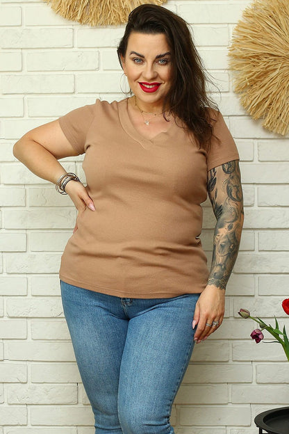 Chemisier grande taille model 169021 Karko