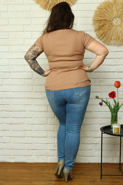 Chemisier grande taille model 169021 Karko
