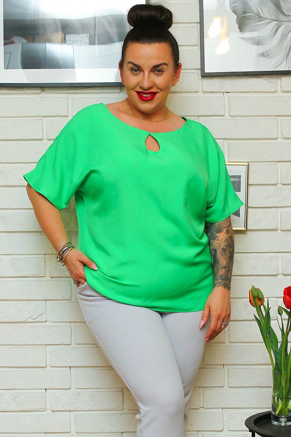 Chemisier grande taille model 169032 Karko