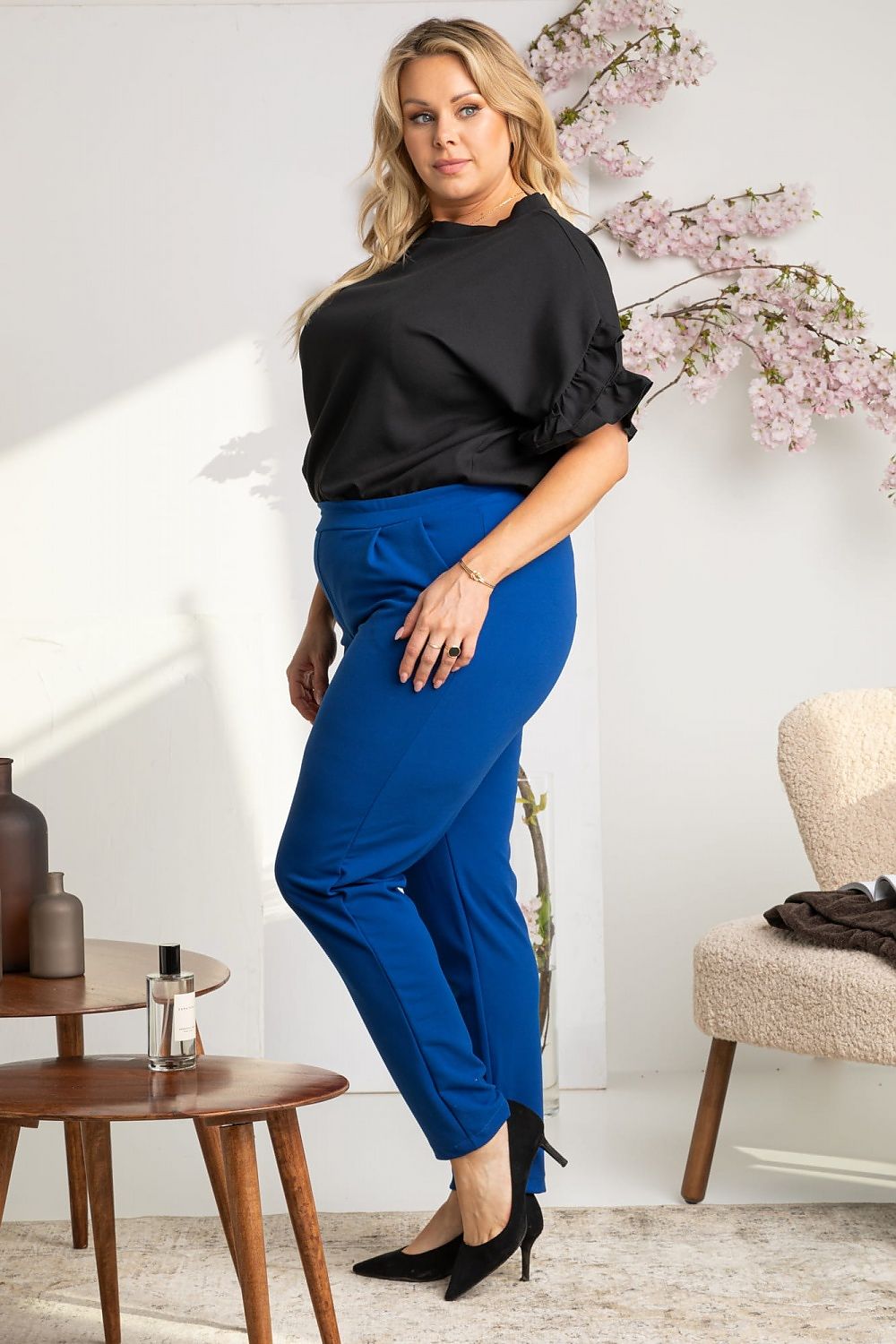 Pantalon taille plus model 169231 Karko