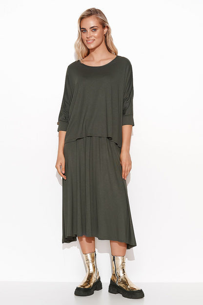 Robe de jour model 170085 Makadamia