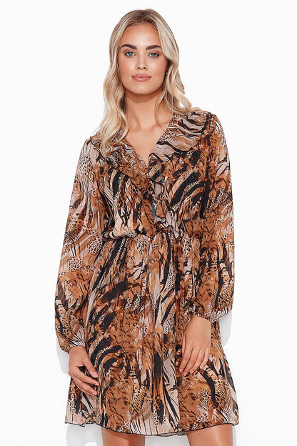 Robe de jour model 170087 Makadamia