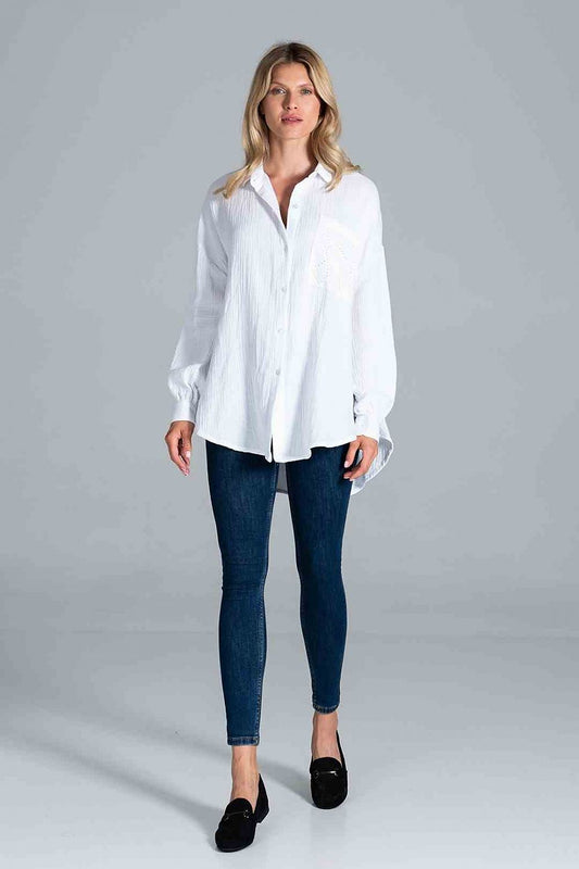 Chemise manche longue model 172272 Figl