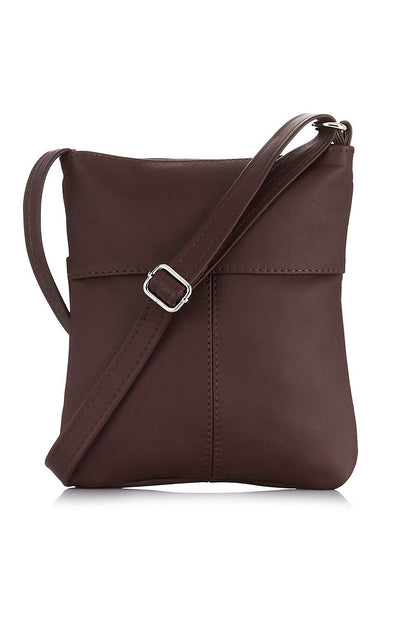 Sac en cuir naturel model 173169 Galanter