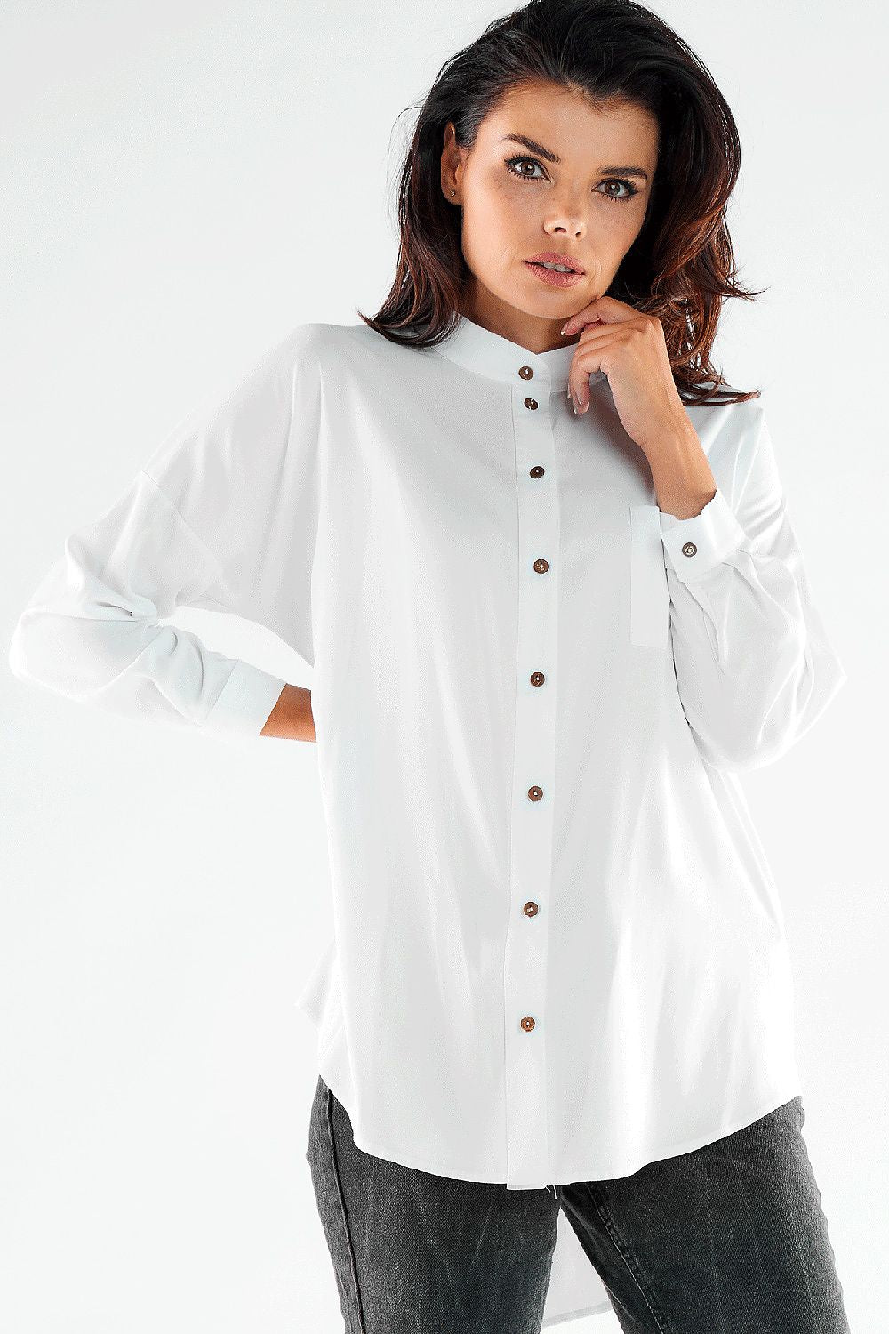 Chemise manche longue model 173921 awama