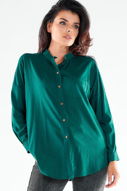 Chemise manche longue model 173922 awama