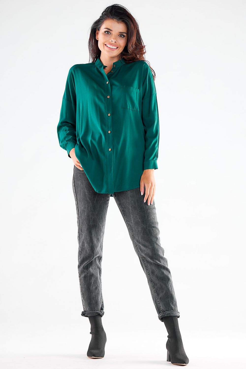 Chemise manche longue model 173922 awama