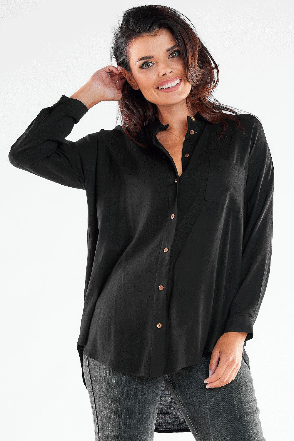 Chemise manche longue model 173923 awama