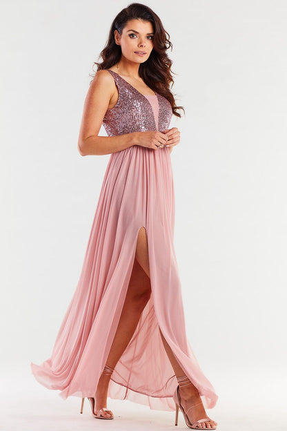 Robe longue model 174300 awama