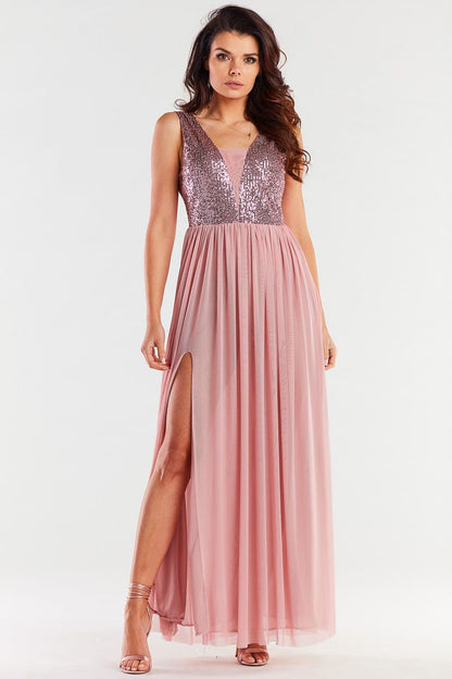 Robe longue model 174300 awama