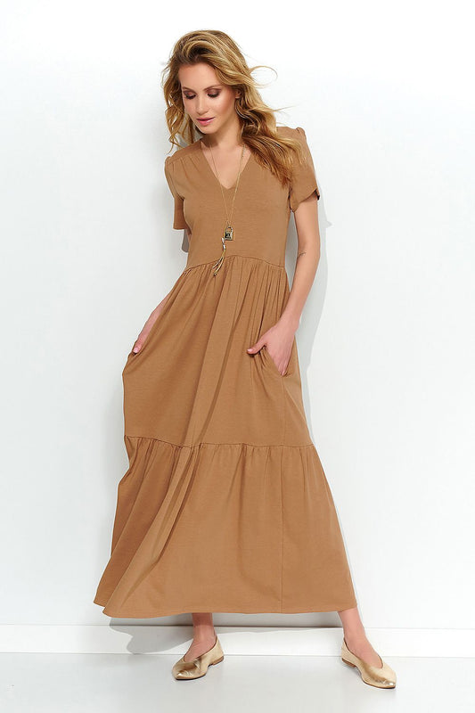 Robe de jour model 176208 Makadamia