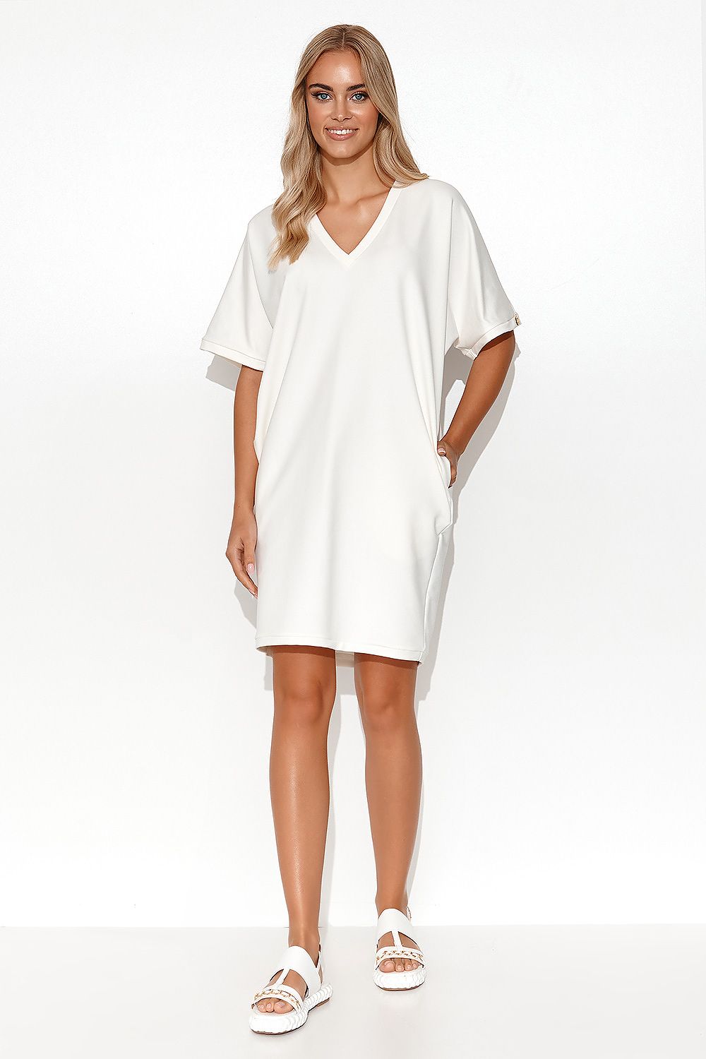 Robe de jour model 175664 Makadamia