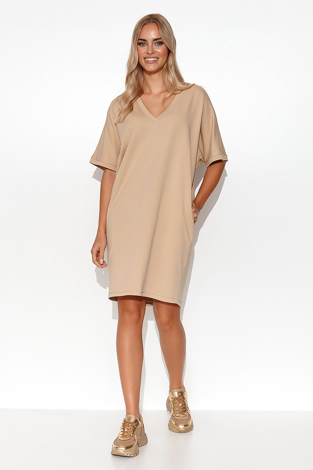 Robe de jour model 175665 Makadamia