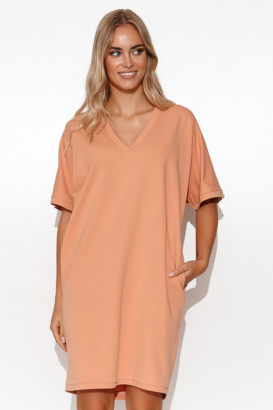Robe de jour model 175666 Makadamia