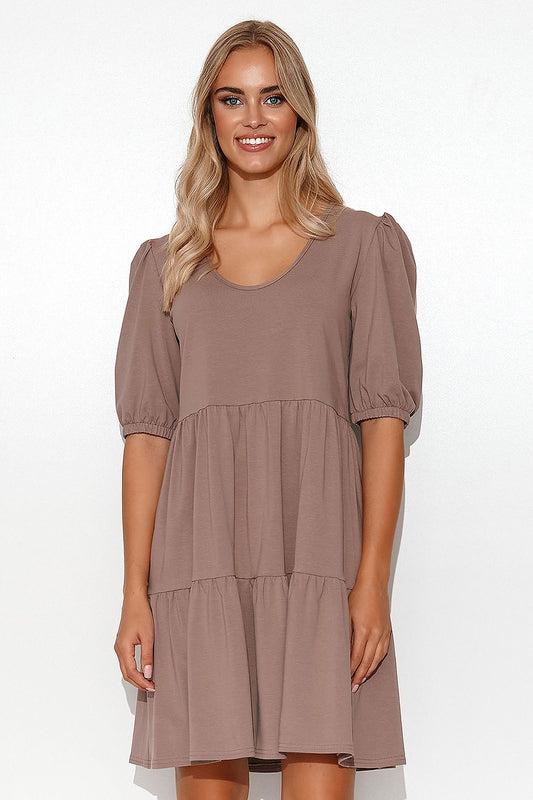 Robe de jour model 179201 Makadamia